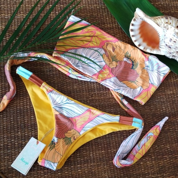 Maaji Other - Maaji Multi Wrap Top Cheeky Reversable Swimsuit